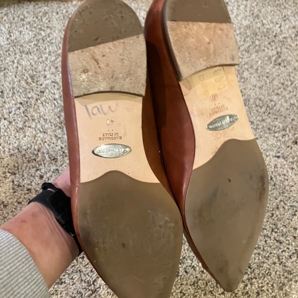 Sarah Flint, Natalie Flat in saddle brown leather, size 40 - Picture 5 of 7